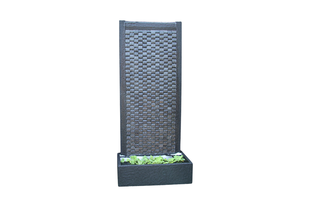 Laguna Falls Wall Fountain Black