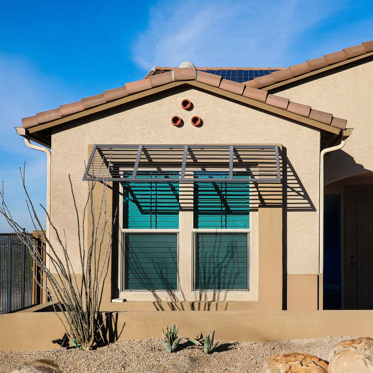 Bahama 5 ft. (68") Wide Metal Awning