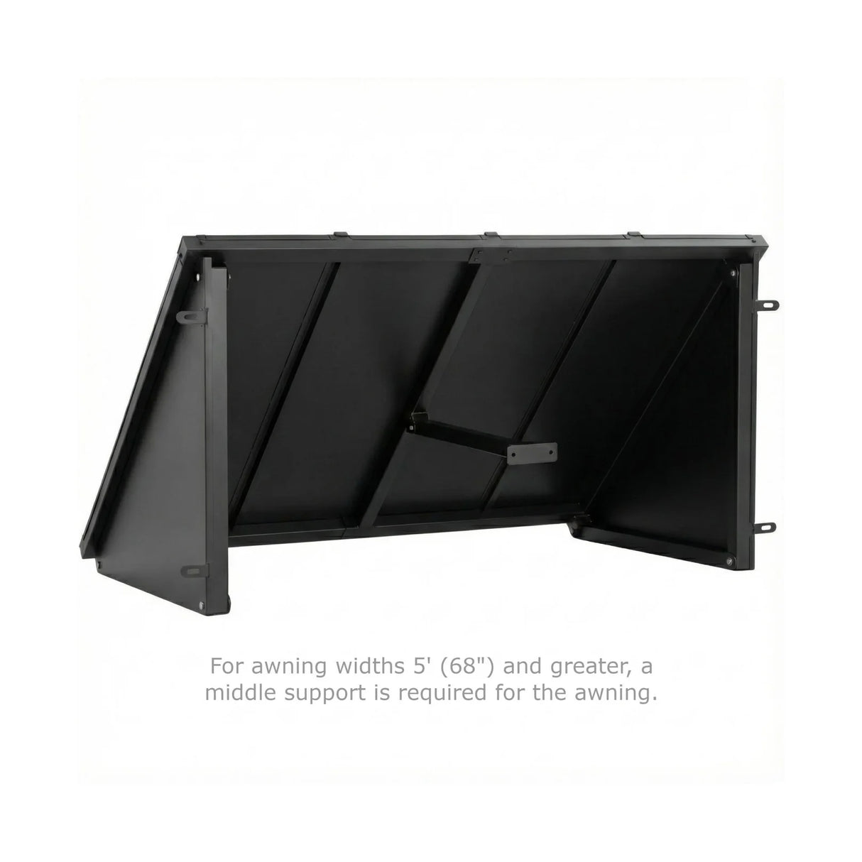 Houstonian 104" (8.ft) Wide. Close Side Awning