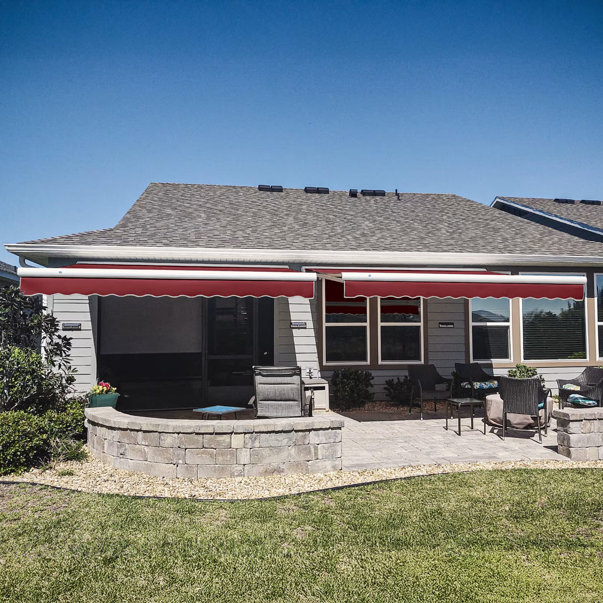 Key West (Hampton) 240" (20.ft) Wide Fabric Awning