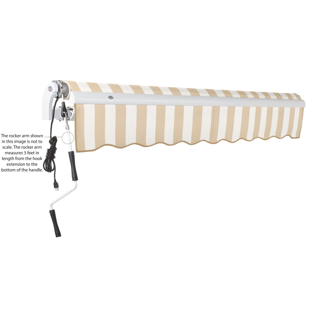 Destin 192" (16.ft) Wide Fabric Awning