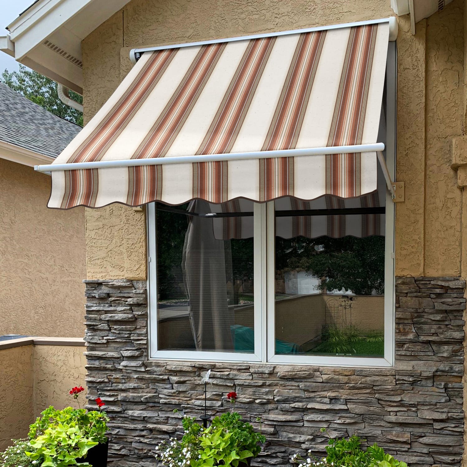 Mesa 88.5" (7.ft) Wide. Fabric Awning