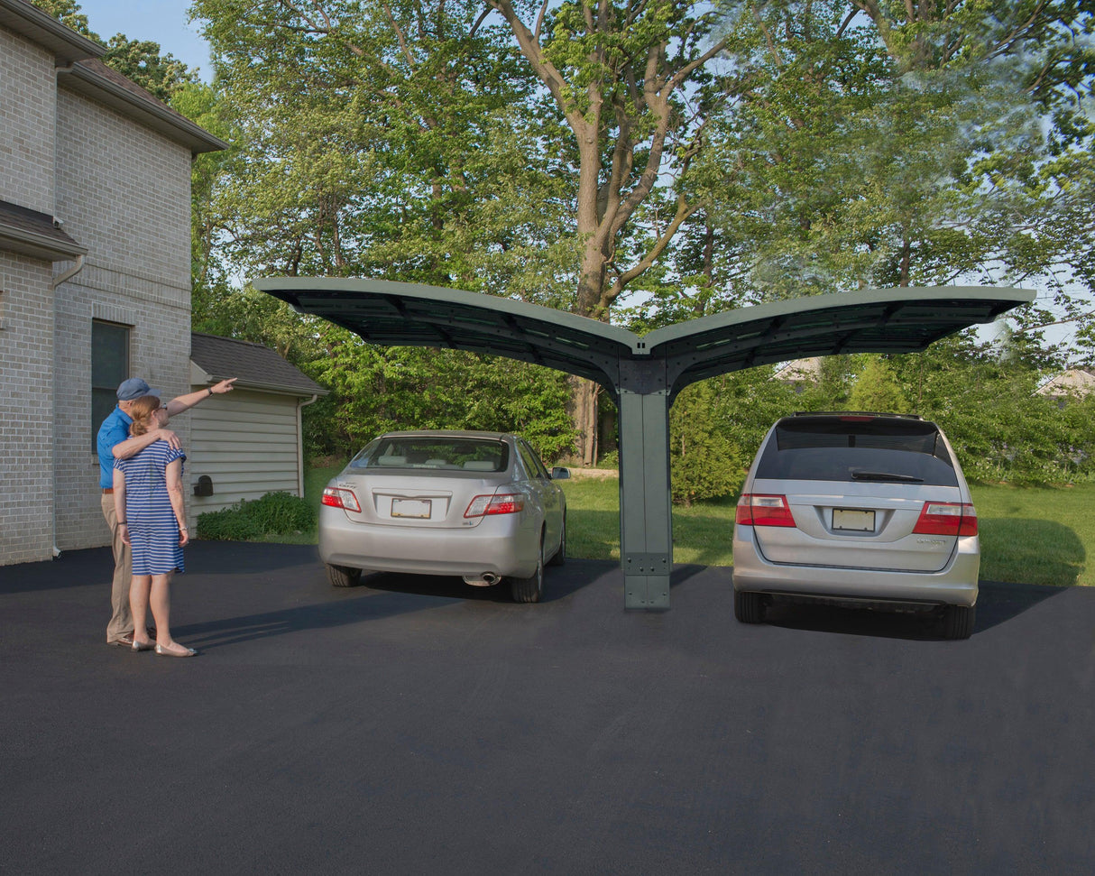 Arizona Breeze Double 16x19 Carport Wing-Style