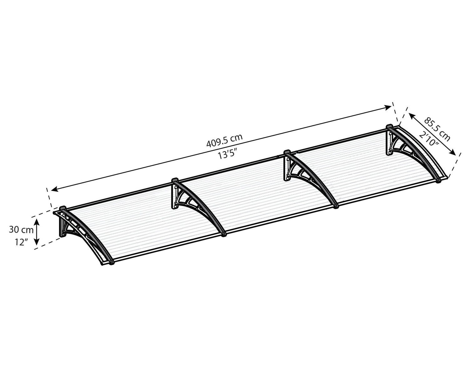 Neo 4050 13' x 3' Awning