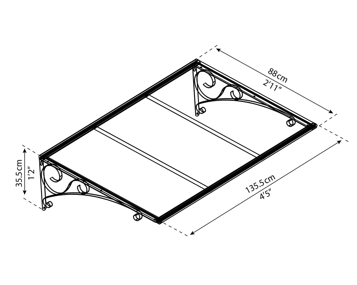 Venus 1350 4'x3' Awning
