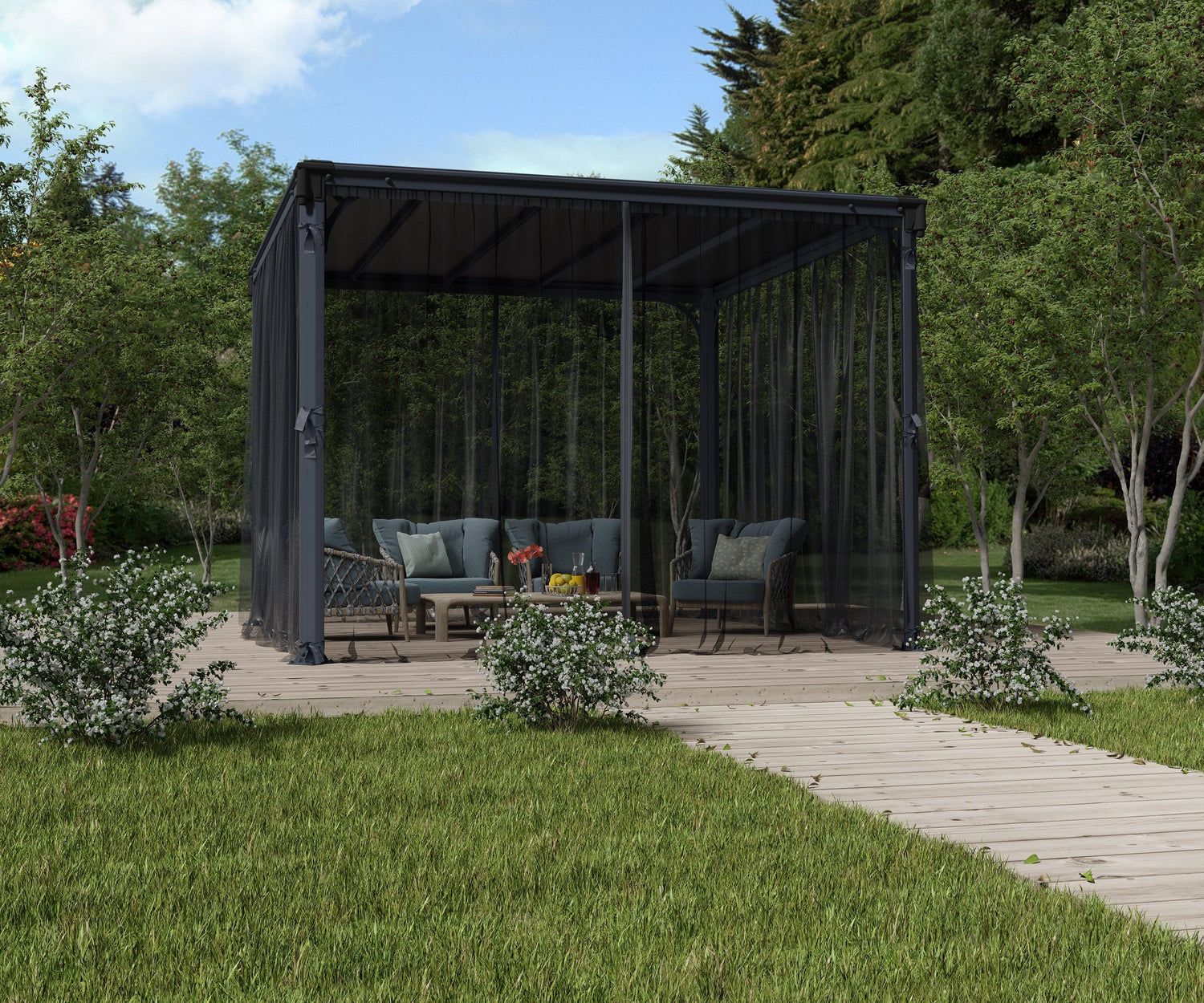 Gazebo Netting Set - 4 Piece