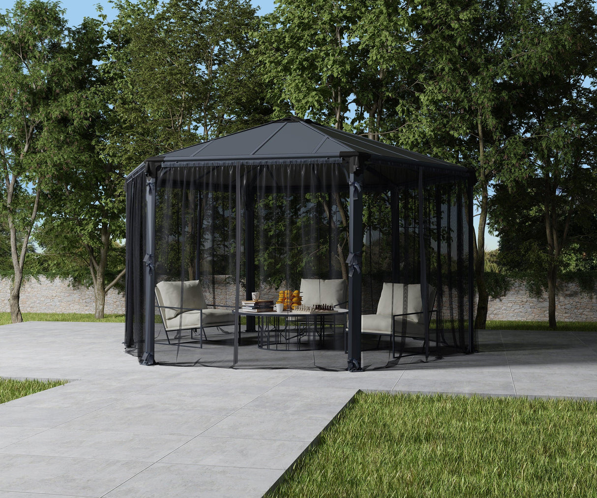 Gazebo Netting Set - 6 Piece