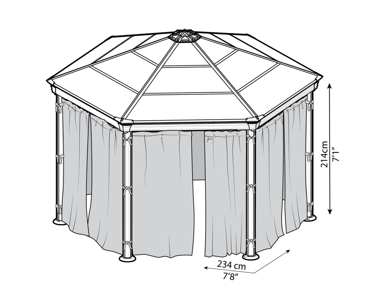 Gazebo Netting Set - 6 Piece