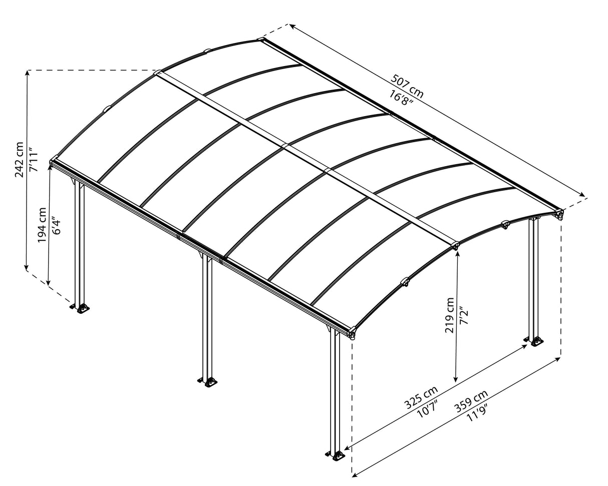 Tucson™ 5000 12' x 16' Gazebo