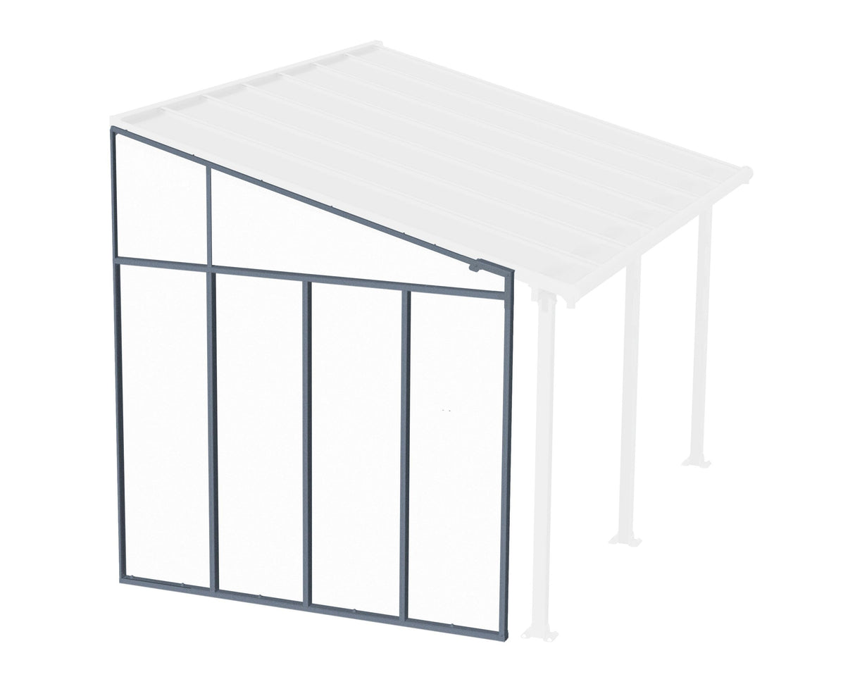 Feria 10' Patio Cover Sidewall Kit - Gray