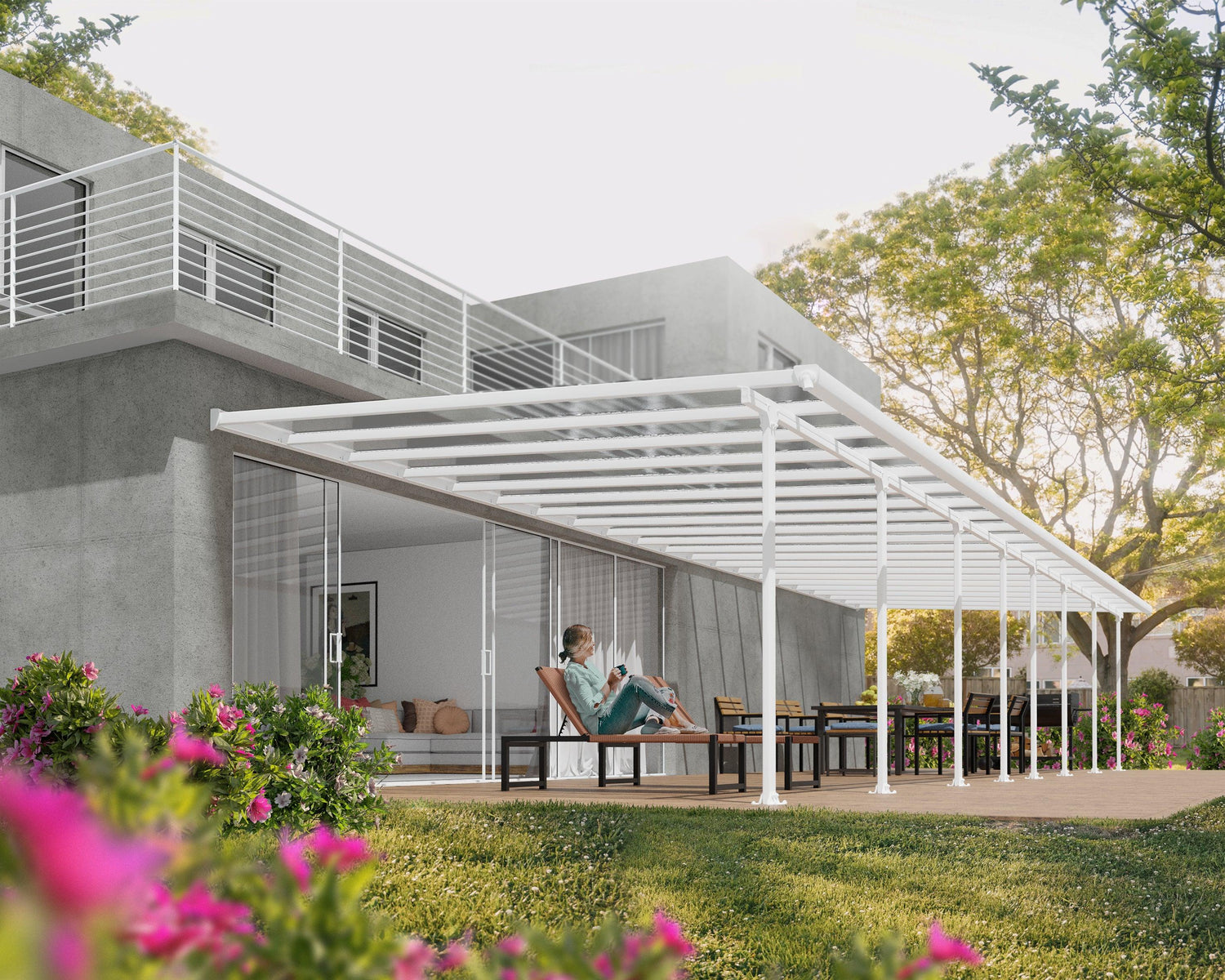 Feria 13' x 40' Patio Cover