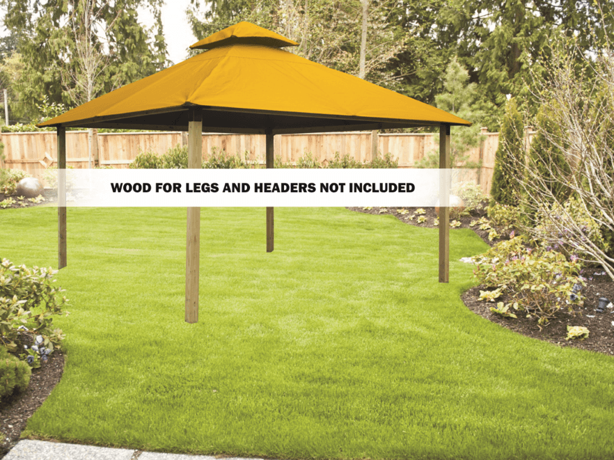 Acacia Sun-Dura™ 14'x14" Gazebo Kits
