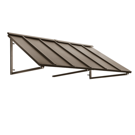 Houstonian 104" (8.ft) Wide. Metal Awning