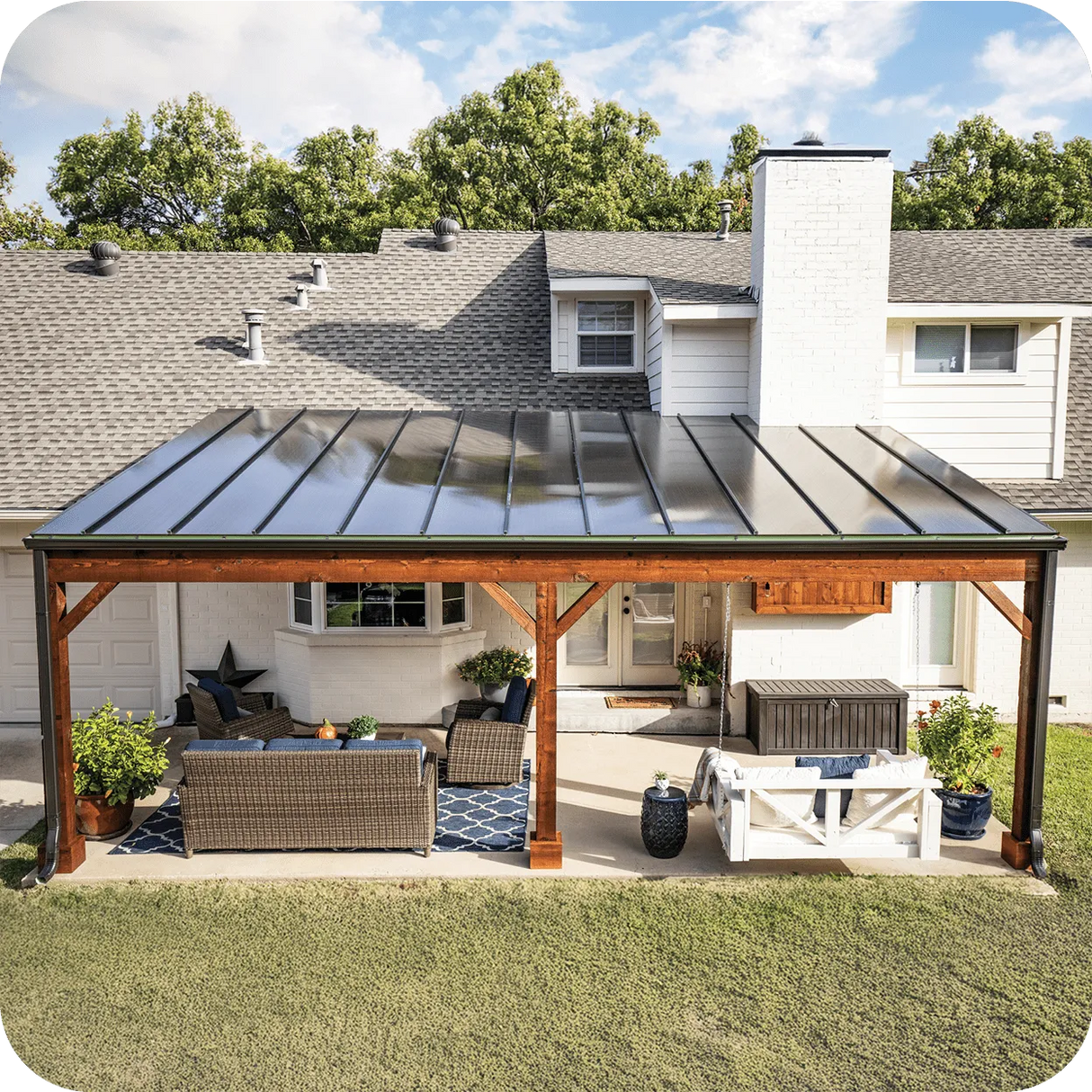 Hercules Premium Pergola Covering Kit