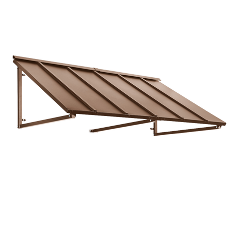 Houstonian 104" (8.ft) Wide. Metal Awning