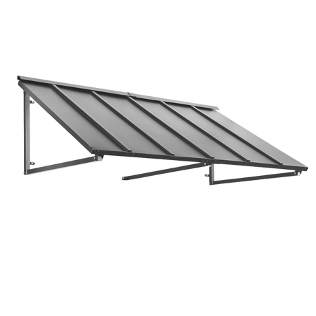 Houstonian 104" (8.ft) Wide. Metal Awning