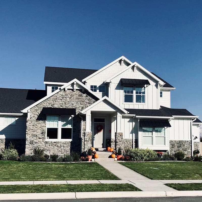 Houstonian 80" (6ft) Wide. Metal Awning