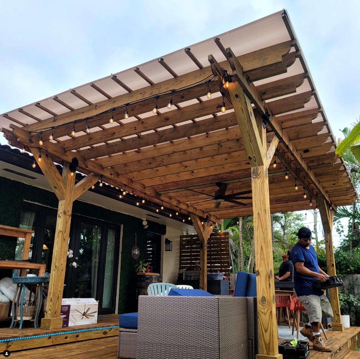 Hercules Premium Pergola Covering Kit