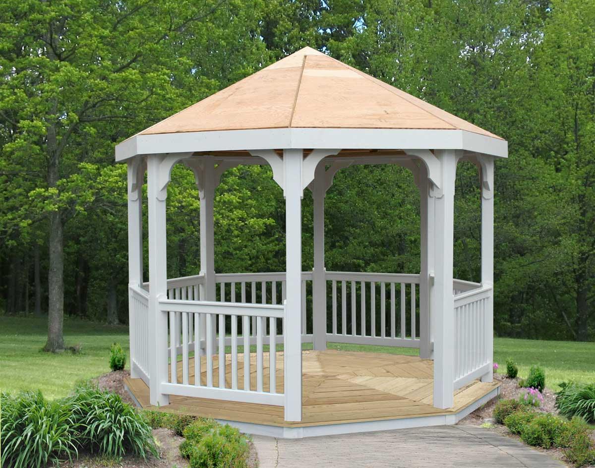 10' Vinyl Octagon Gazebo