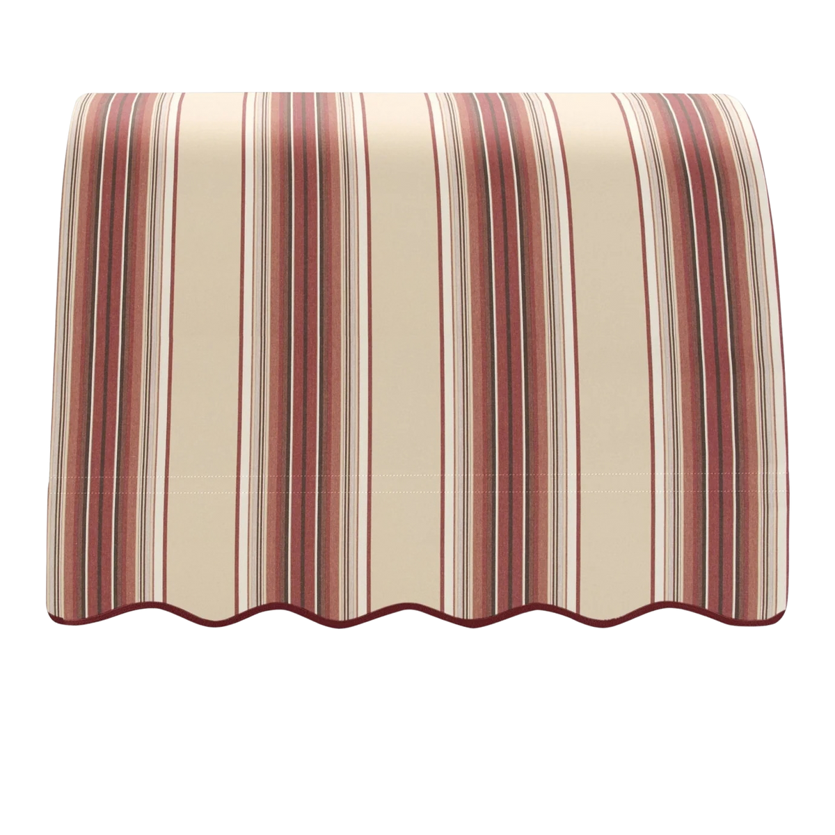 Burgundy/Tan Multi