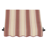 Burgundy/Tan Multi