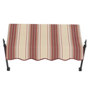 Burgundy/Tan Multi