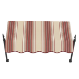 Burgundy/Tan Multi