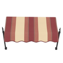 Burgundy/Tan Wide