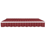 Burgundy Pinstripe