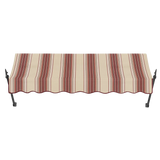 Burgundy/Tan Multi