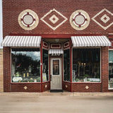 Dallas Retro 52.5" (4.ft) Wide Fabric Awning
