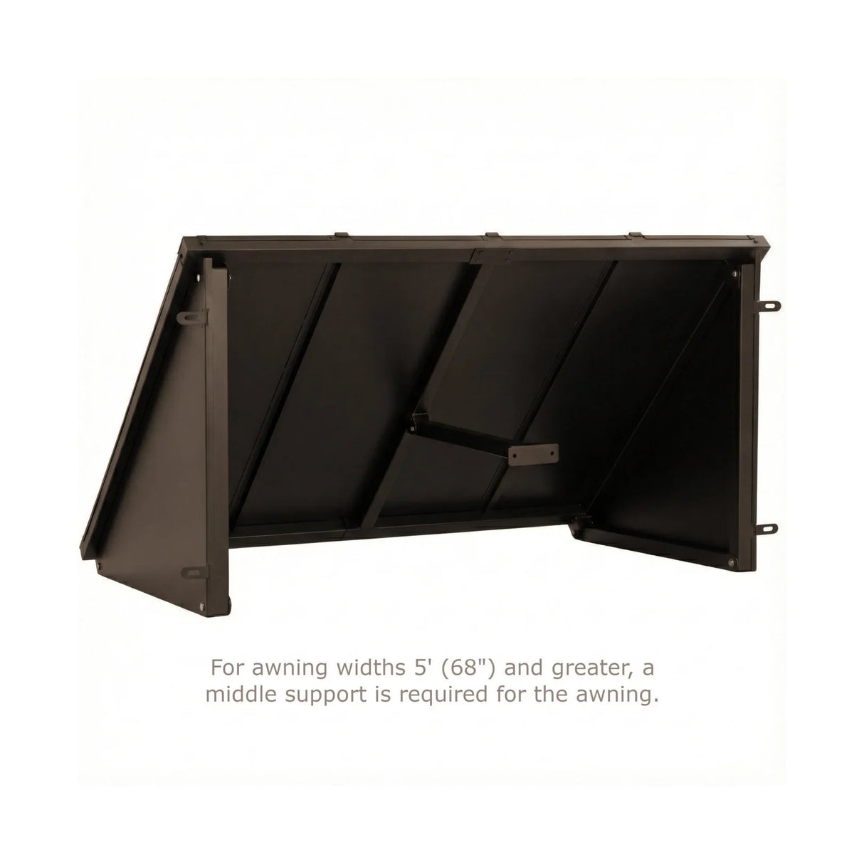 Houstonian 68" (5.ft) Wide. Close Side Awning
