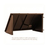 Houstonian 68" (5.ft) Wide. Close Side Awning
