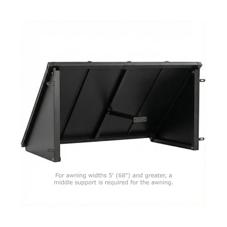 Houstonian 104" (8.ft) Wide. Close Side Awning