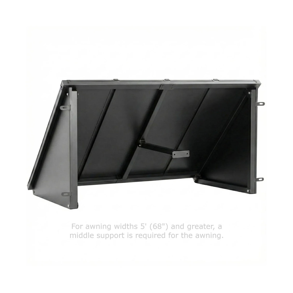 Houstonian 68" (5.ft) Wide. Close Side Awning
