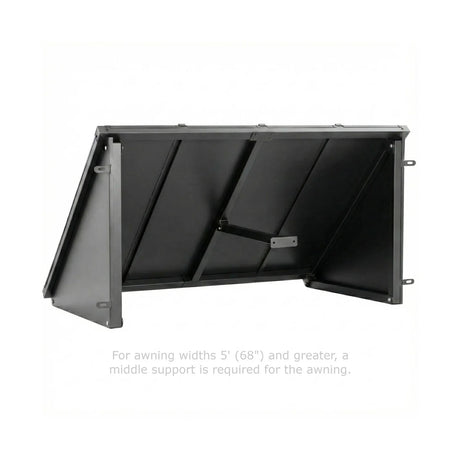 Houstonian 104" (8.ft) Wide. Close Side Awning