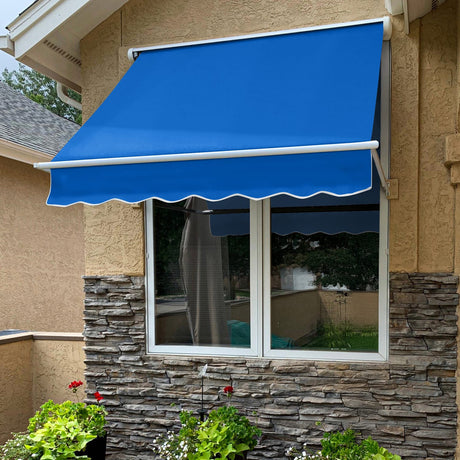 Mesa 124.5" (10.ft) Wide. Fabric Awning