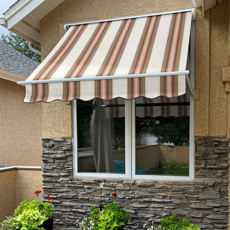 Mesa 76.5" (6.ft) Wide. Fabric Awning