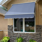 Mesa 76.5" (6.ft) Wide. Fabric Awning