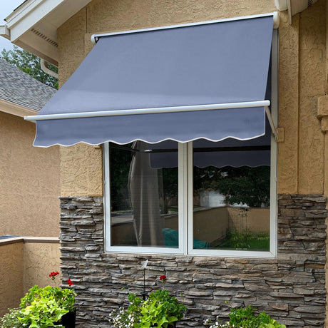 Mesa 88.5" (7.ft) Wide. Fabric Awning