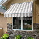 Gray/White Stripe