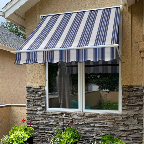 Mesa 124.5" (10.ft) Wide. Fabric Awning