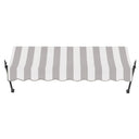 Gray/White Stripe