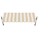 Linen/White Stripe