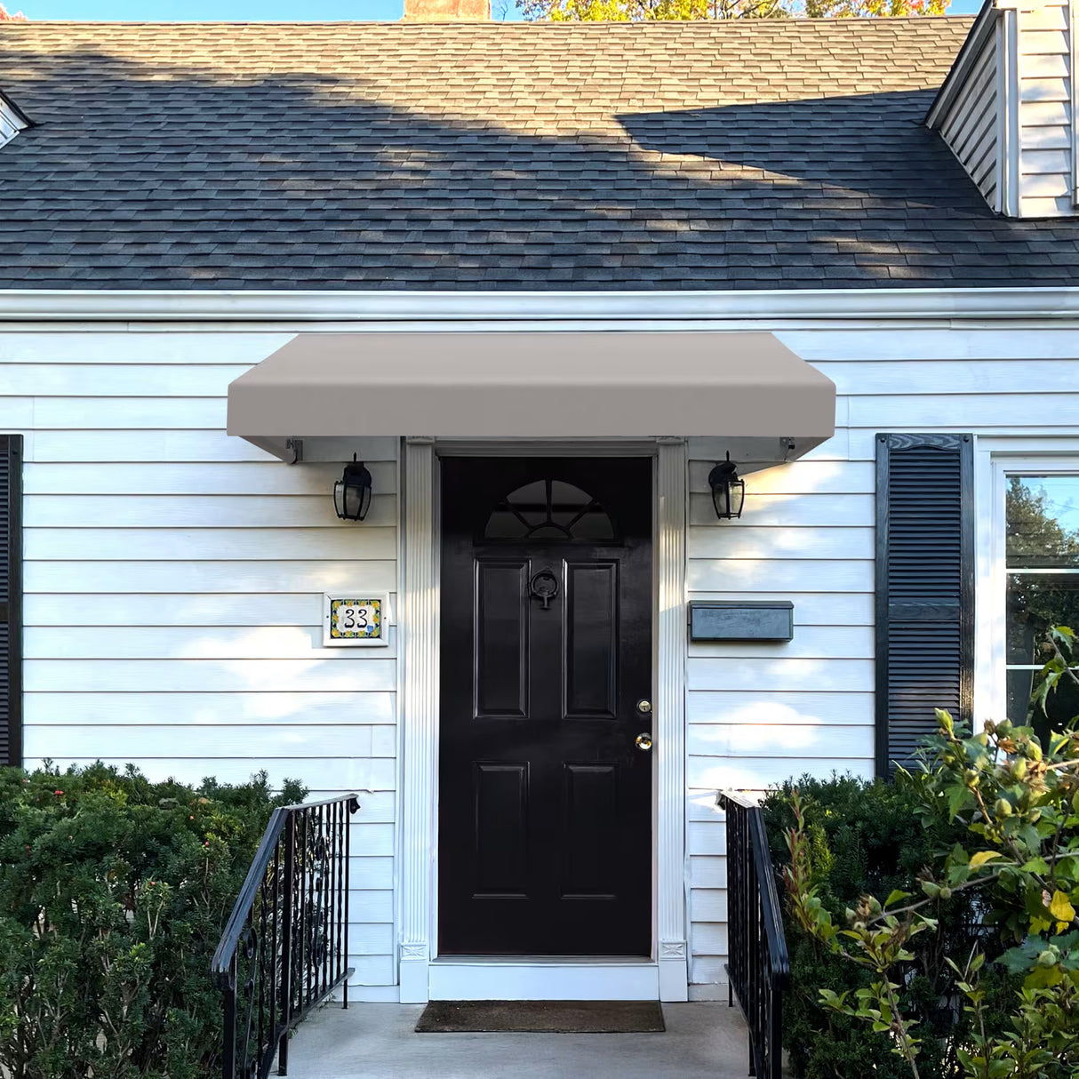 New Yorker 124.5" (10.ft) Wide. Fabric Awning