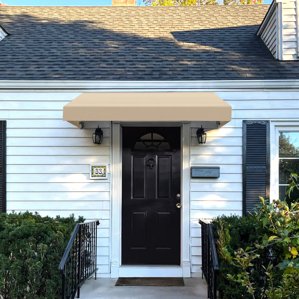 New Yorker 76.5" (6.ft) Wide. Fabric Awning