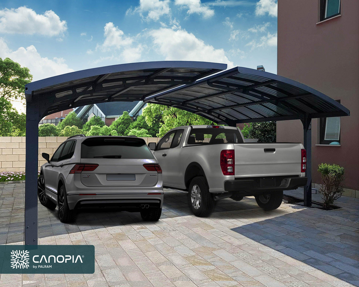 Arizona Wave 16x19 Carport Arch-Style