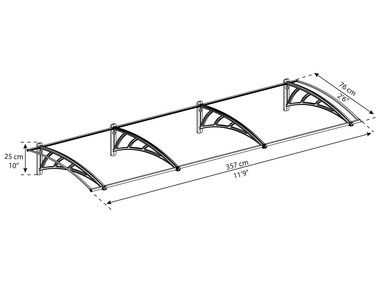Neo 3540 12' x 3' Awning