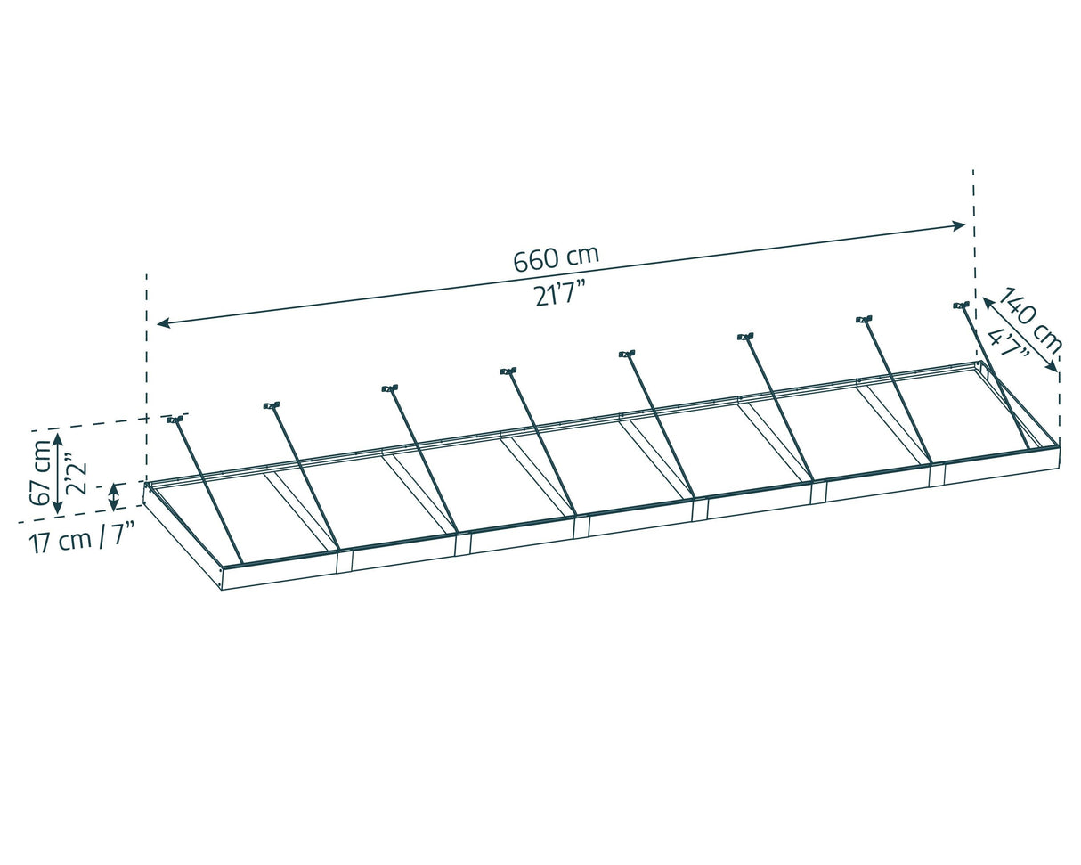 Sophia XL 7000 25'x5' Awning