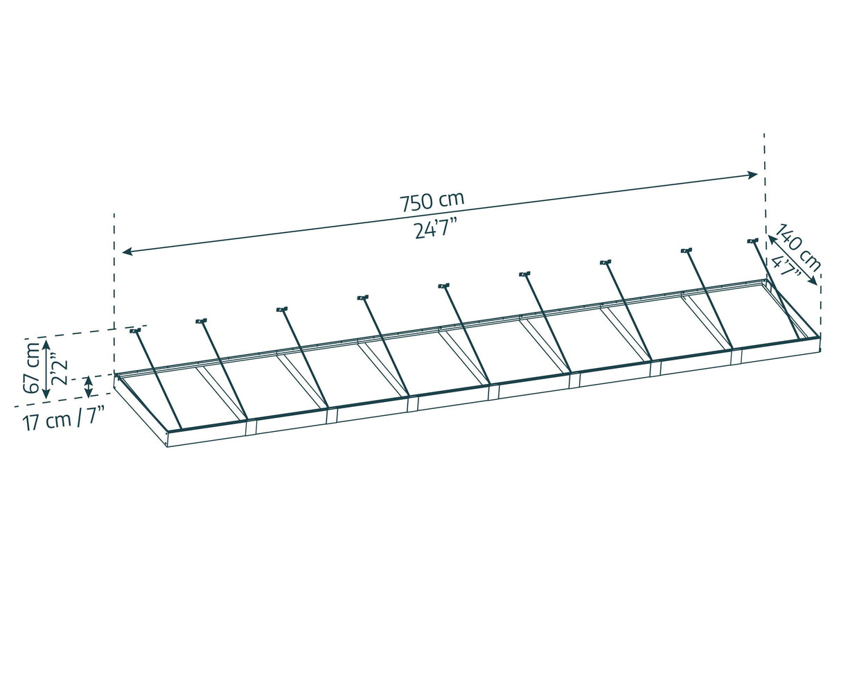 Sophia XL 8000 28'x5' Awning